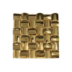 Custom Pattern 201 0.3mm Stainless Steel Mosaic Tile For Backsplash