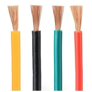 Insulated 0.5mm 0.75mm Copper Single Core 7Stranded Flexible Wires for Interior