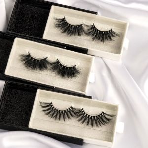Natural Looking 3D Faux Mink Eyelashes 16mm Cruelty Free Lashes For Sian Eyes