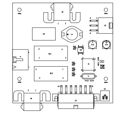 ATM Spare Parts PRINTED CIRCUIT BOARDS PSU Intel With Heart Beat PCB Assembly