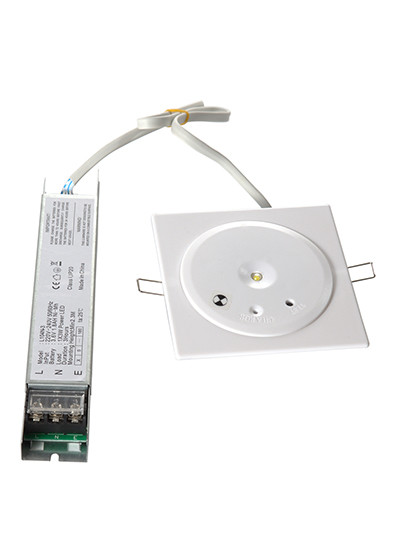 3 Hours Duration LED Emergency Light with 3W SMD White LED for Ceiling Recessed Mounted