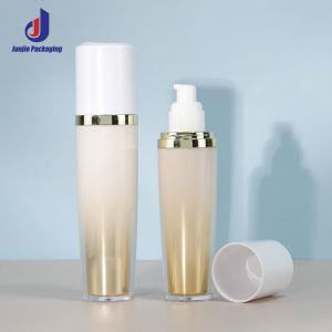 Customized Cosmetic Packaging Set 40ml 100ml 130ml Acrylic Jar With Lid