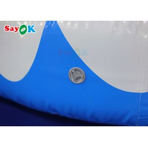 0.6mm PVC Inflatable Yard Decorations Christmas Background Wall Human Snow Globe