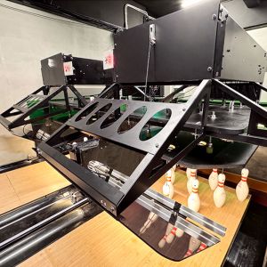 Wholesale Complete Set Bowling Machine with 2000kg Capacity and 590X240X240cm Size for Indoor Entertainment from china suppliers