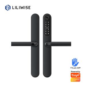 Wifi Waterproof Elegant Electronic Slim Digital Smart Door Lock
