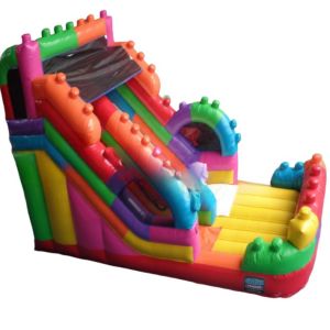 Gender-Neutral Inflatable Bounce Slide with Custom Logo Printed Commercial Water