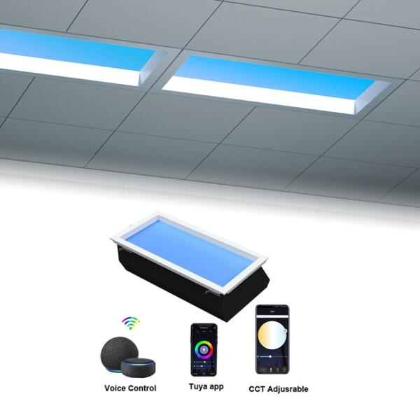 40W LED Ceiling Light Panel with Adjustable Color Temperature, Brightness, Smart