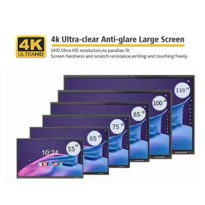 16 9 Aspect Ratio Interactive Touch Screen Demo Board And ≥50000 Hours Service