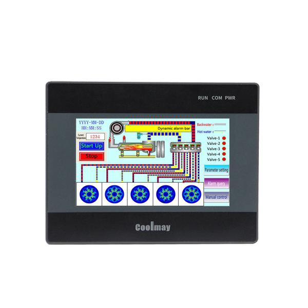 Quality Lightweight 65K TFT HMI Control Panel 64MB Data Storage HMI LCD for sale