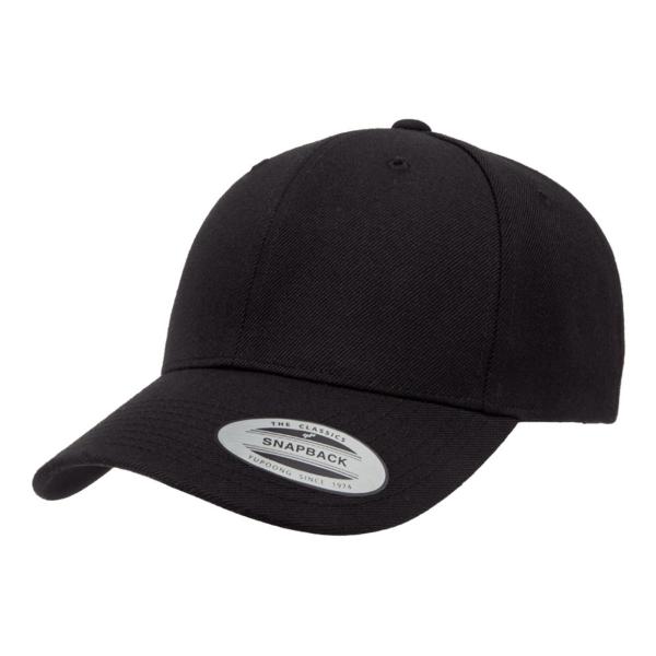 Classics Premium Curved Visor Snapback Cap Embroidered Logo Cap