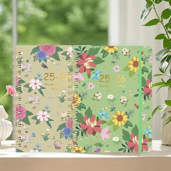 Quality Custom Spiral Hardcover Notebook A5 Lined Dot-Grid Embossed for sale