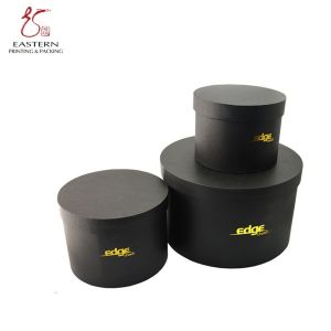 Luxury Round CMYK Printing Cardboard Boxes For Gift Packaging