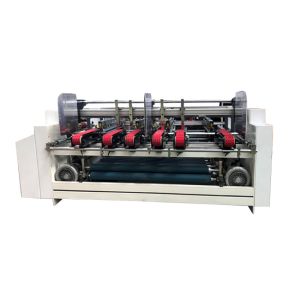 Two Pieces Carton Box Folder Gluer Machine Semi Automatic 1500mm