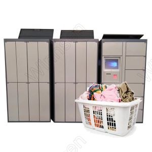 Smart Pin Code Custom APP Laundry Dry Clean Locker Touch Screen With Remote