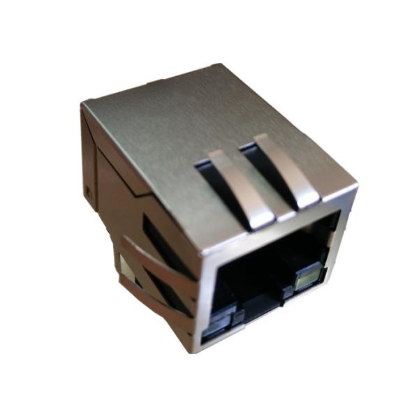 Rj45 Magnetic Connector 1840434-4 Gigabit Jack Shielded With Leds 1840434-6