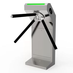 Pedestrian Bi-Directional Tripod Turnstile Gate Weatherproof 1.5mm Thickness