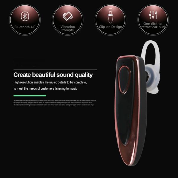 Producentre PDCHF66 Wireless Business Headphone Mini BT Headset Stereo Handsfree Earphone Universal for Xiaomi Samsung i