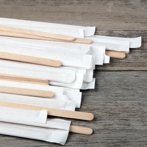 Wholesale Disposable Degradable Wooden Coffee Stick 17.8cm Primary Color Coffee Stirrer Use Restaurant from china suppliers