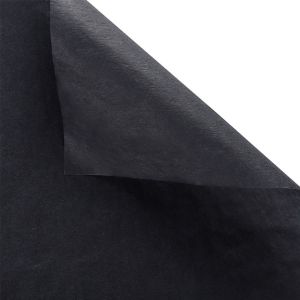 recyclable 17gsm Black Kraft Wrapping Paper 100% Virgin Wood Pulp