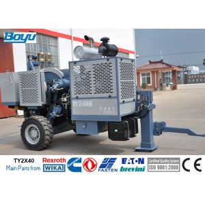 2 x 40KN Two Bundle Conductors Overhead Line Equipment , Cummins Engine