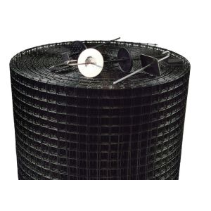 Black UV Speed Clips Solar Panel Arrays Mesh For Bird Control Mesh Rodent Guard