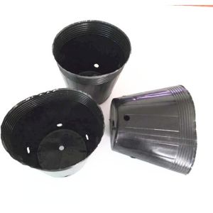 Wholesale Manufactory custom design soft PS PVC plastic 1 gallon pots for tree flower seedlings from china suppliers