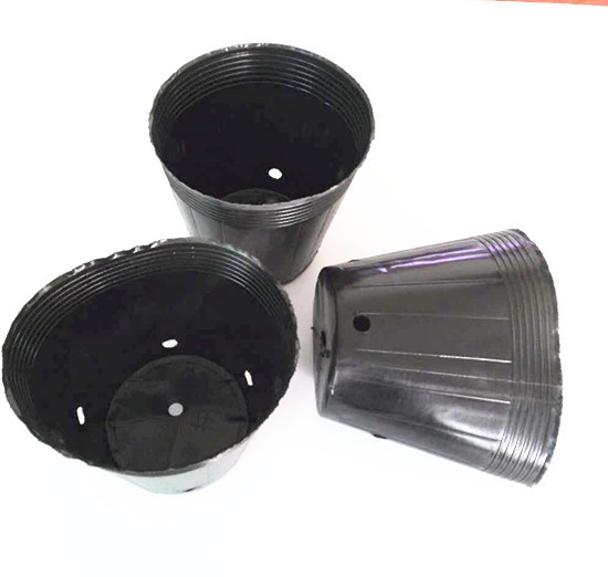 Manufactory custom design soft PS PVC plastic 1 gallon pots for tree flower