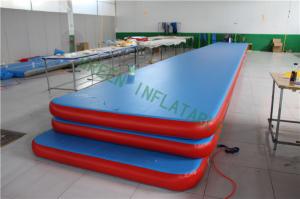 China Customized Size Air Trak Gymnastics Mat , Inflatable Exercise Mat Leak Proof on sale