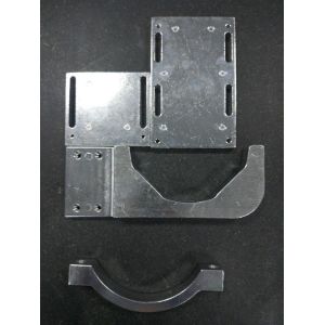 Aluminum Optical Linear Encoder Installation Brackets For Milling Lathe Grinding