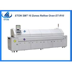 SMT Reflow Oven Mesh Belt With Chain 10 Heating Zones SMT Machine