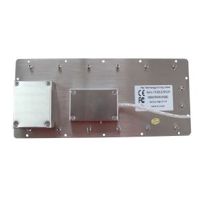 Compact Format Metal Keyboard With Trackball IP67 Panel Mount PS2 USB