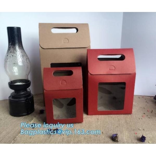 Premium custom flower carrier paper bag with handle for flower packaging,coloful