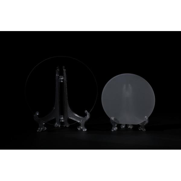 Clear Aperture 90% Sapphire Wafer LED Grade Min Perpendicularity Parallelism ≤3 Arc Sec