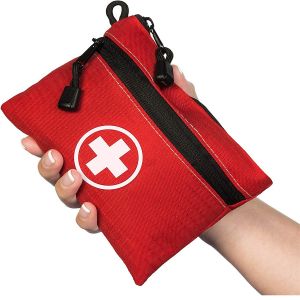 First Aid Responder Ems Medical Emergency Trauma Bag Portable Empty Dual Zippers