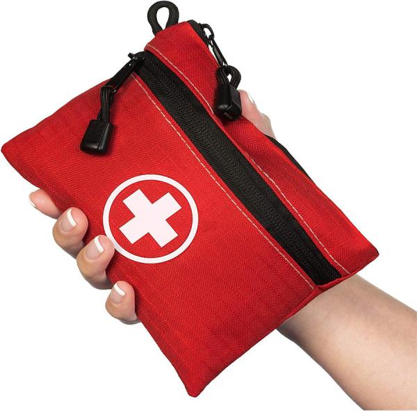 First Aid Responder Ems Medical Emergency Trauma Bag Portable Empty Dual Zippers