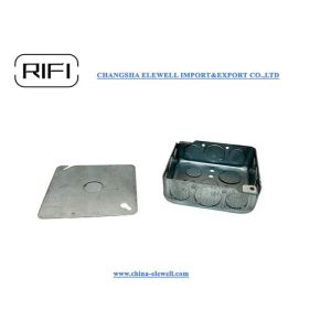 UL Listed Outdoor Electrical Galvanized Metal 4x4 Square Junction Boxes