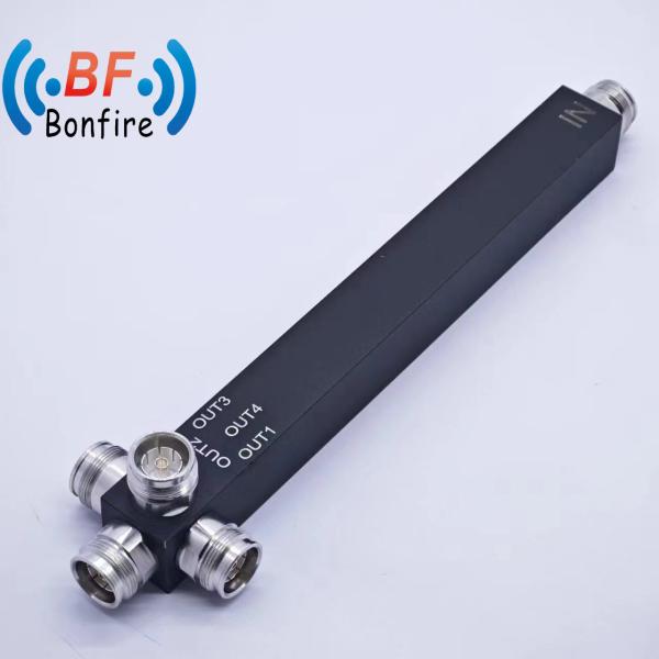 IP65 Low Pim RF 4 Way Reactive Power Splitter Divider Package Gross Weight 1