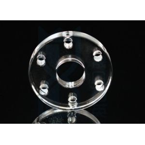 ISO9001 1100℃ Sio2 Quartz Tube Flange