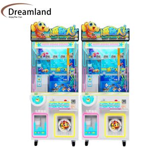 Coin Operated Real Catch Fishing Machine Children Catching Crab Lobster Vending