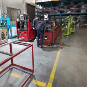 PLC Control 50mm Punching Automatic Square Pipe Electric Punching Machine