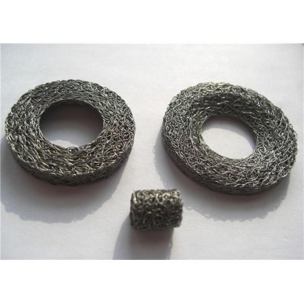 OD30mm Cylindrical Anti Vibration Mount SS304 SS316 Compressed Wire Mesh 0.09mm