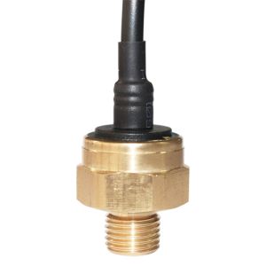 Brass Electronic Water Pressure Sensor , 10 Bar 20 bar 1 4 Npt Pressure Sensor