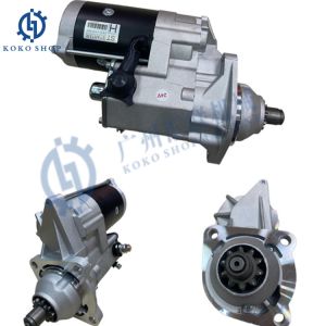 China Komatsu Starter Motor 6008635111 1280002561 Excavator Engine Parts Fit Engine 6D107 6BT5.9 6D102E Excavator PC200-8 PC220 on sale