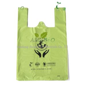 Customized Green Biodegradable Bags Compostable Liner bags for Cookie