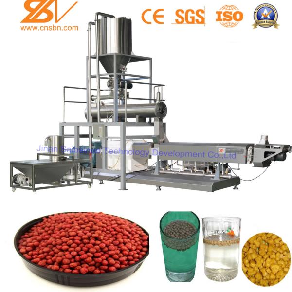 Quality Floating Fish Feed Pellet Making Machine Extruder Multi Functional for sale
