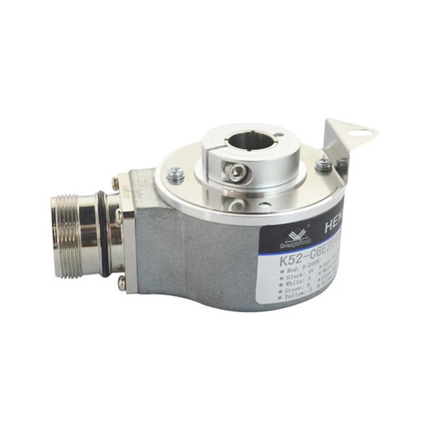 Quality 8192ppr 8 Poles Incremental Position Encoder K52 Hollow Shaft UVW Signal Line Driver Output for sale