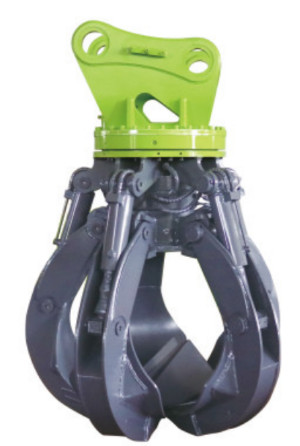 30Ton Excavator ORANGE PEEL Scrap Grapple EC210 EC240 PC120 PC160 CAT310 DOOSAN300XL