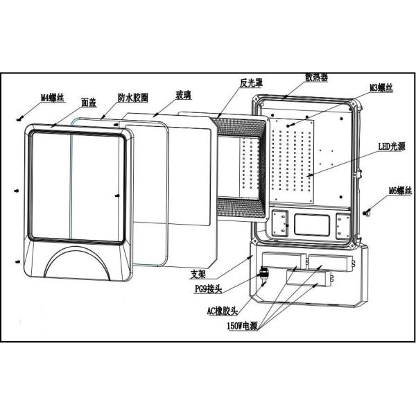 Cool White Led Flood Light Black 6000k 80ra , 20 Pcs Led Outside Flood Lights Led