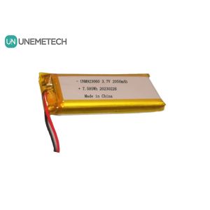 Customized Long Cycle Life Lipo Battery Pack 3.7V 2050mAh 923060 For Digital