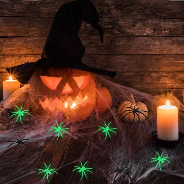 Customizable Stretchy Halloween Spider Web Terrifying Scene Props for Haunted House